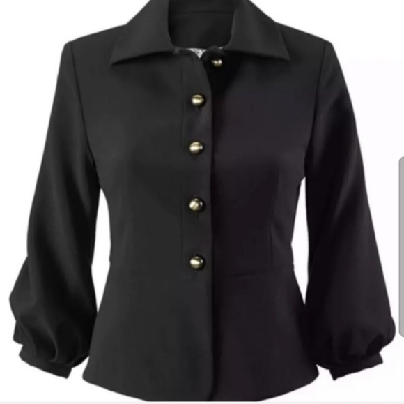 Cabi Abbott Black Jacket 3027 size 4 - Picture 2 of 4